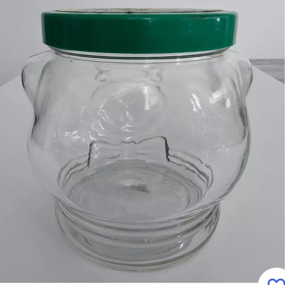 COPY - Vintage Kraft Peanut Butter Glass Jar - Papa Bear Head 1988 - Picture 4 of 7